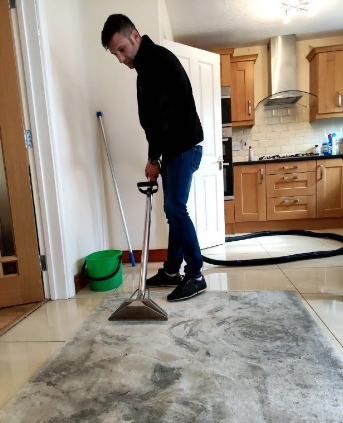 Carpet Cleaning Process