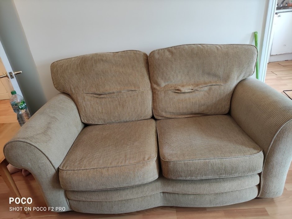 Light Colored Sofa Cleaning Service